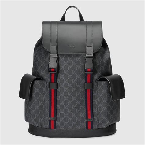 gucci sack|Gucci knapsack bag.